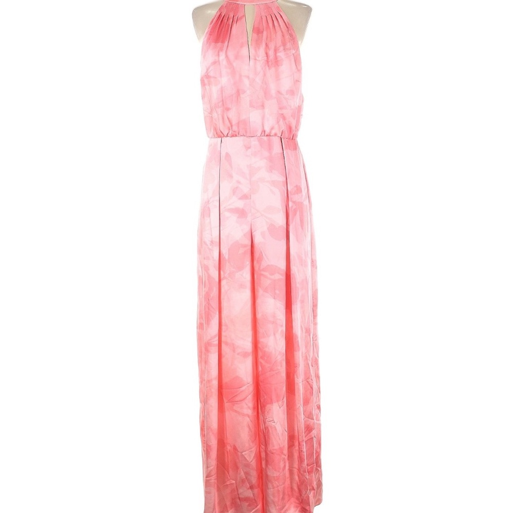 Ted Baker Floral Pink Maxi Jumpsuit